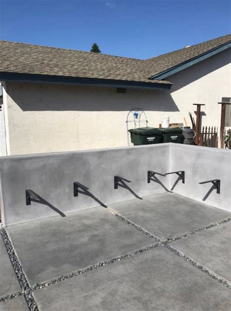 Heavy Duty Bench Bracket Floating Bench Metal Legs Patio - Etsy