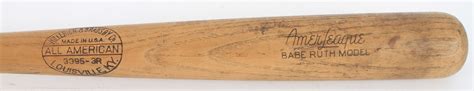 Lot Detail S Babe Ruth New York Yankees H B Louisville Slugger