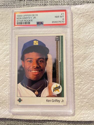 Upper Deck Star Rookie Ken Griffey Jr Psa Ebay