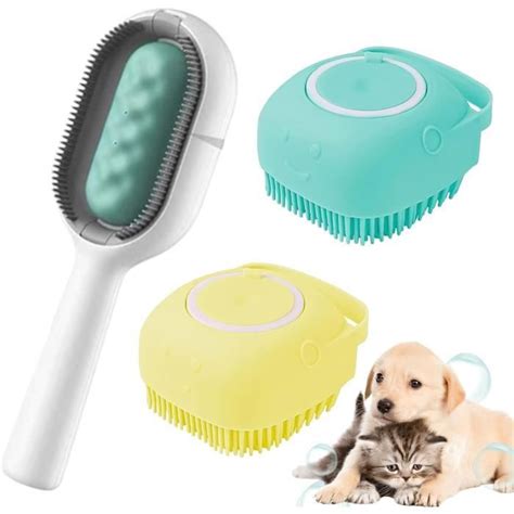 Brosse À Eau En Silicone Pour Chat Brosse De Bain En Silicone Pour