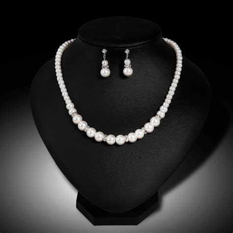 Danbihuabi Imitation Pearl Women Bridal Jewelry Sets For Wedding