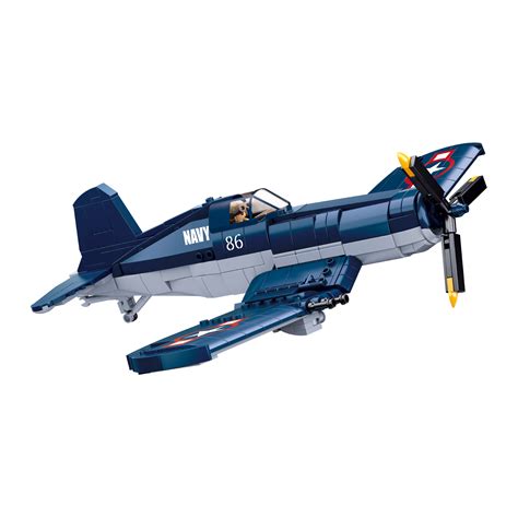 Sluban Wwii F4u Fighter Jet 550pcs Greenbean Learning