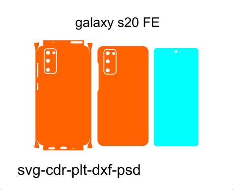 Samsung Galaxy S Fe Skin Template Vector Etsy Finland