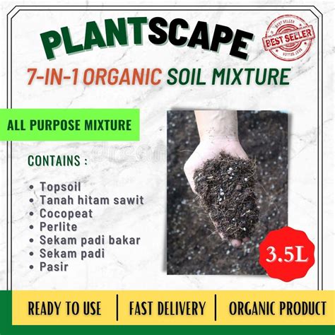 Ready To Use In Organic Soil Mixture Tanah Campuran Tanaman