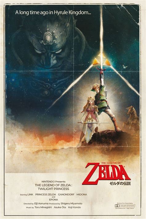 The Legend of Zelda - Created by Richard Tran | Legend of zelda poster, Legend of zelda, Legend ...