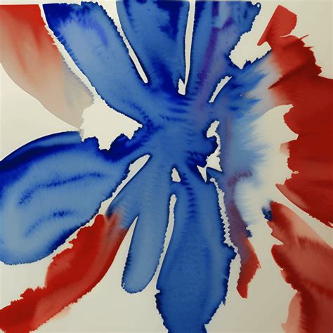 Watercolor Red White and Blue · Creative Fabrica