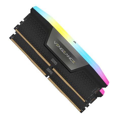 خرید و قیمت رم Corsair Vengeance RGB DDR5 32GB Dual 6400MHz CL32