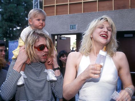 Kurt Cobain And His Daughter