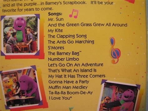 Barney 039 s Musical Scrapbook VHS Video | eBay