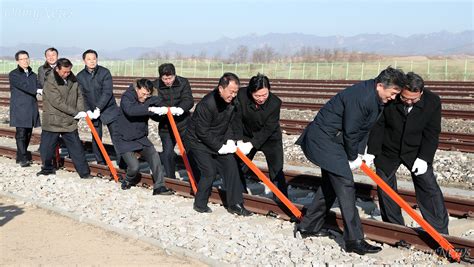 남북 철도 도로 연결 착공식 오마이포토