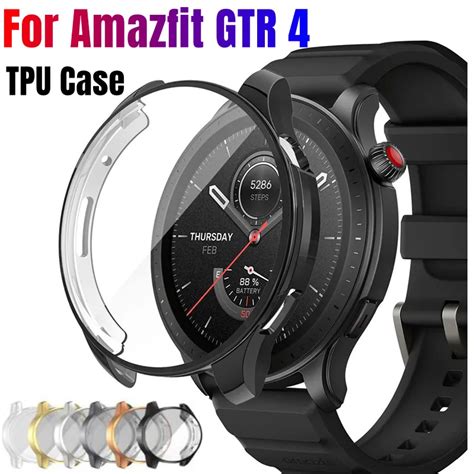 TPU Case For Amazfit GTR 4 Full Cover Screen Protector Film Case For