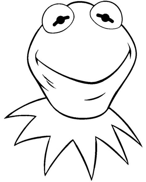 Kermit The Frog Head Coloring Pages : Coloring Sky | Coloring pages ...