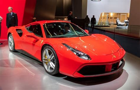 Ferrari Gtb Spider Sports Car At The Frankfurt Iaa Motor Show