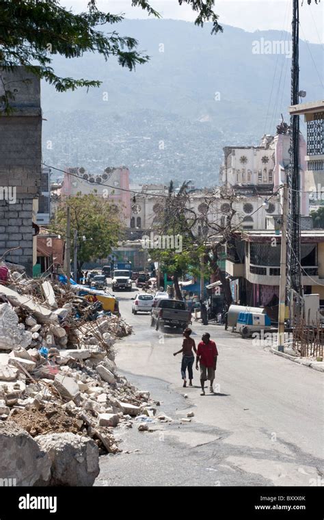 Damage From The Massive Earthquake That Struck Haiti On January 12