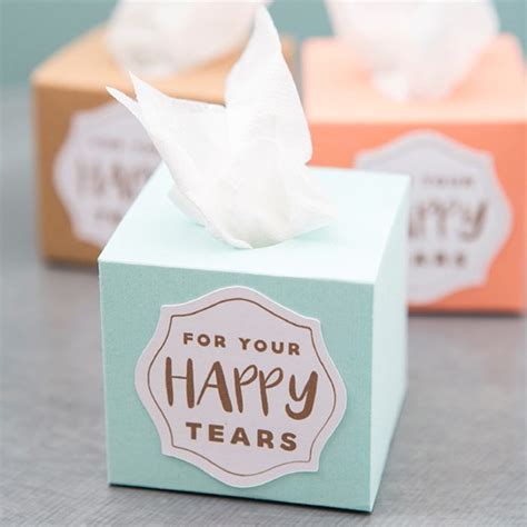 Happy Tears Wedding Tissues The Bridal Box Co Bridal Party T Boxes