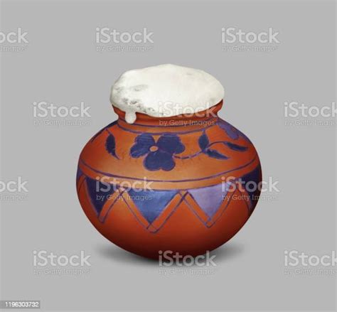 Pongal Traditional Mud Pot Isolated Stock Photo Download Image Now