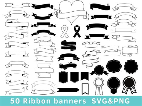 Ribbon Banner Svg Bundle Banner Svg Ribbon Svg Label Svg Etsy Uk