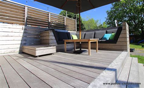 Beautiful Compact Deck With Louvered Privacy Wall Flexfence Louvered