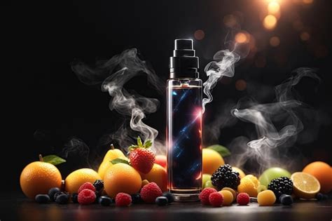 Premium AI Image Bottle With Liquid Vaping Ai Generative