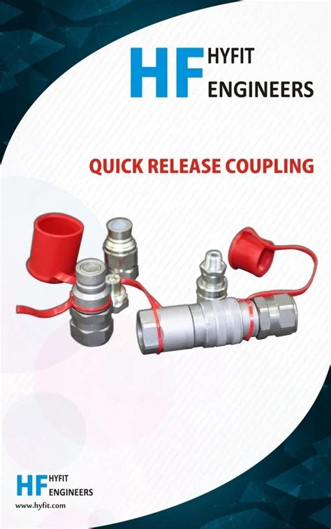 Hyfit Carbon Steel Quick Release UHP Coupling For Pneumatic