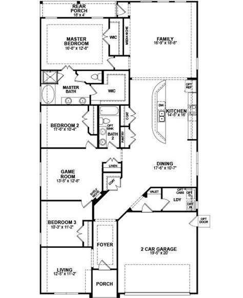 Capri II Home Plan In Bridgeland Hidden Creek 55 Cypress TX