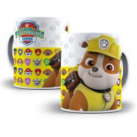 Pack Artes Caneca Patrulha Canina PNG