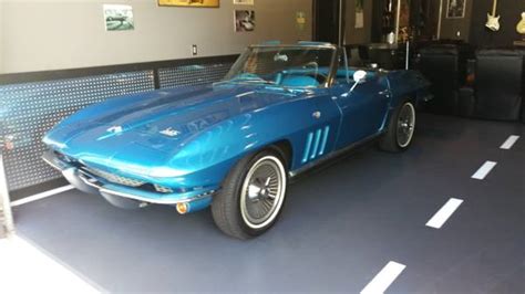 1966 Nassau Blue Corvette Stingray Convertible For Sale In Jupiter Fl