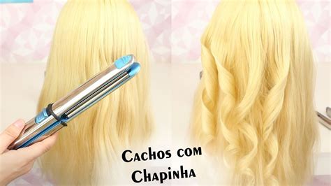 Como Fazer Cachos Chapinha Por Priscila Barbosa YouTube