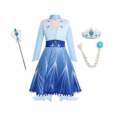 IBTOM CASTLE Costume De Princesse Cendrillon Sofia Rapunzel Pour E