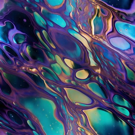 Premium Ai Image Oil Slick Texture