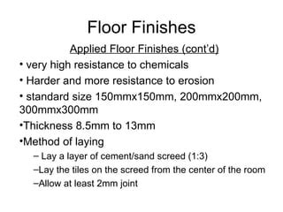Topic 9 finishes | PPT