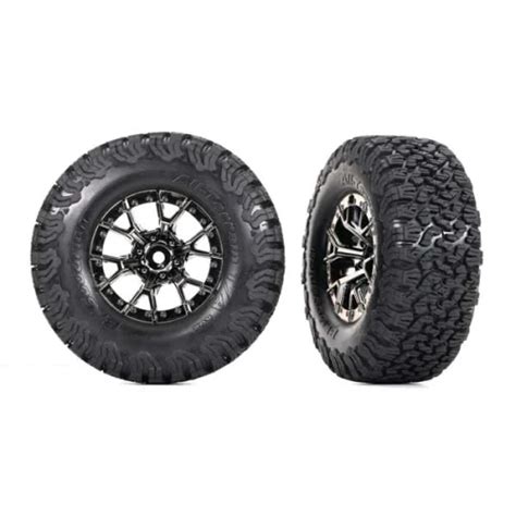 Traxxas 10187 Blkcr Raptor R Black Chrome Wheelstires Havoc Speed