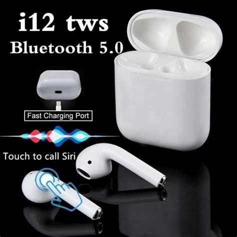 TUNIFI Earbuds I12 White TWS Upto 30 Hours Playback Wireless Bluetooth