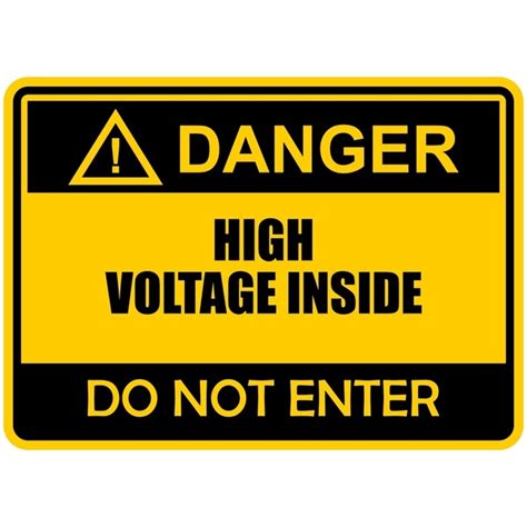 Danger High Voltage Inside Royalty Free Images Stock Photos Pictures