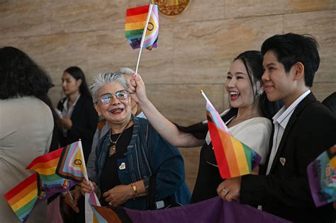 Thai Same Sex Marriage Bill Clears Final Hurdle With Senate