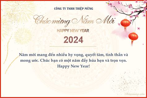 Hình ảnh thiệp chúc Tết Năm mới 2024 đẹp miễn phí