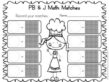 Pb J Math Matches Equivalent Fraction And Decimal Models Tpt