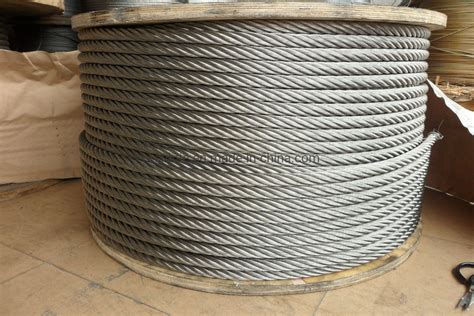 12mm Round Strand Steel Wire Rope For Crane Galvanized Steel Wire Rope