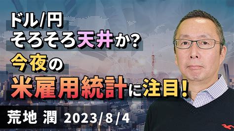 【楽天証券】84「ドル円、そろそろ天井か？ 今夜の米雇用統計に注目！」fxマーケットライブ Youtube