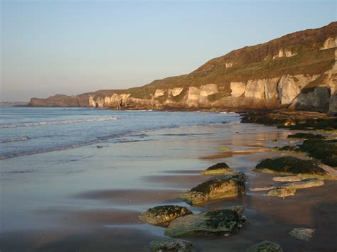 Portrush. Whiterocks Beach, located in beatifully sunny Antrim