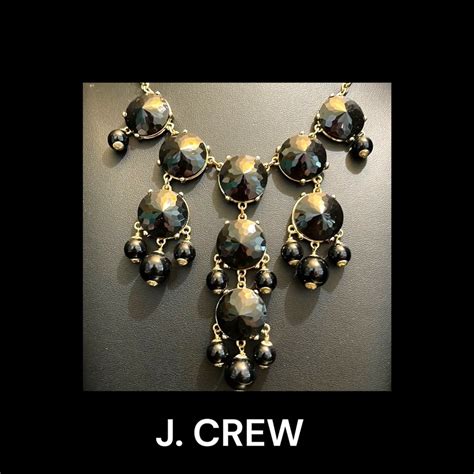 J Crew Bib Necklace Gem