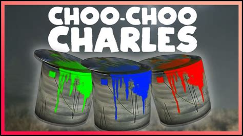 The Quest To Find EVERY PAINT CAN In Choo Choo Charles YouTube