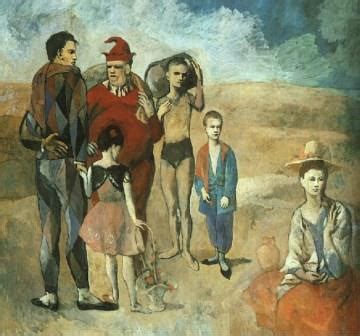 Family of Saltimbanques (Circus Family) by Pablo Picasso (Analysis)