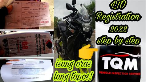 LTO Registration 2022 Saan Mabilis Mag Renew Ng Rehistro Ng Motor