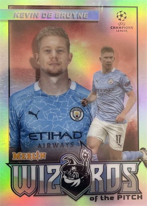 Kevin De Bruyne Topps Merlin Chrome Uefa Champions League Wizards