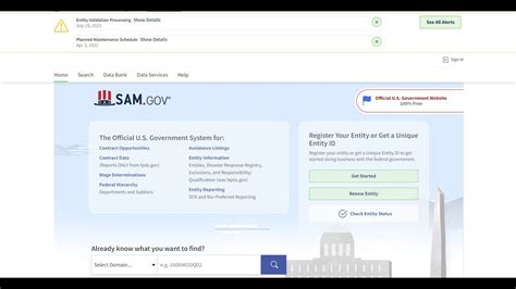 Sam Reg Part Sam Gov Registration Process Youtube