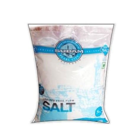 Refined Free Flow Iodized Salt Subam Brand At Rs Kg