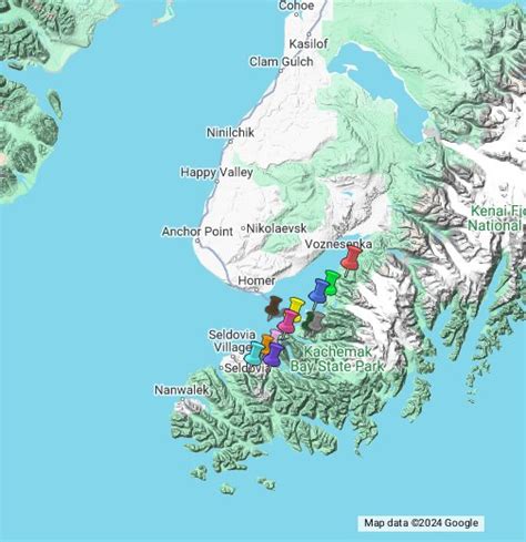 Kachemak Bay State Park Map - Hiking In Map