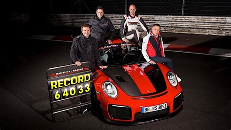 Porsche Gt Rs Mr Laps The Ring In Minutes Is Fastest Road