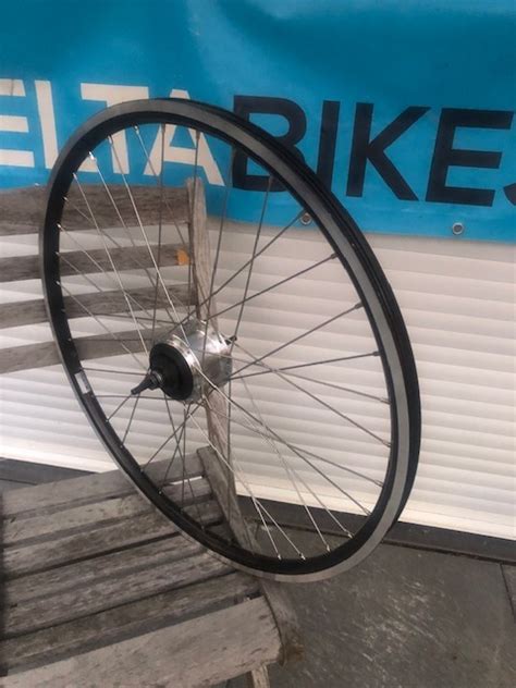 Fiets Achterwiel Inch Shimano Nexus Roller Brake Zwart Delta Bikes